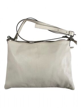 Antonio Cristiano Soft Italian Leather Shoulder Crossbody Bag Soft Cream